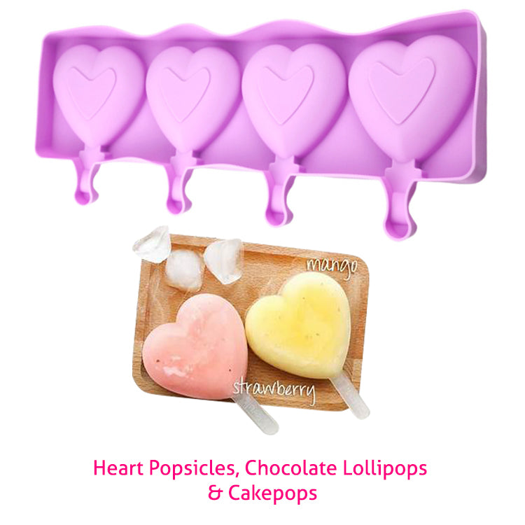 Cakesicle Heart Mold - Cocoa Bomb Shop